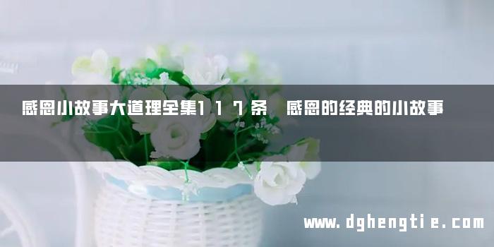 感恩小故事大道理全集117条 感恩的经典的小故事